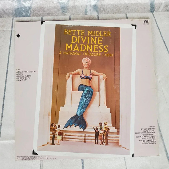 Vintage 1980 Bette Middler in  Divine Madness Vinyl Album Atlantic Records - Picture 2 of 16